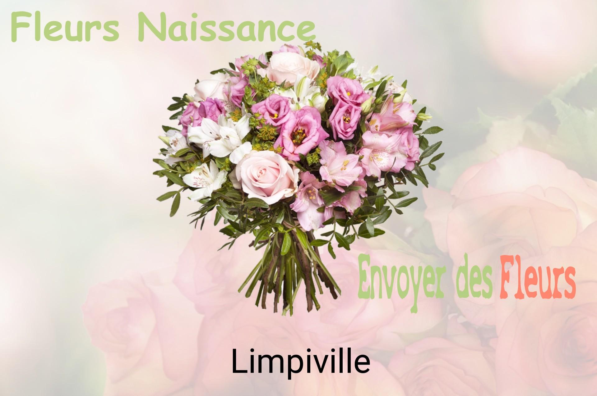 Bouquet de fleurs de naissance livré à Limpiville
